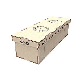 Коробка для вина 334х112х84 мм