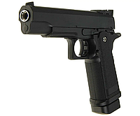 Пистолет металлический с кобурой игровой детский черный