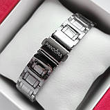 Жіночий кварцовий наручний годинник Pandora (Пандора) міні сріблястого кольору - код 2222b, фото 4