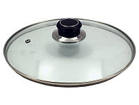 Кришка з ручкою скляна Zauberg G24 d-24 см