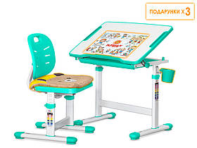 Комплект Evo-kids (стол+стул) Evo-06 Ergo Green (арт. Evo-06 Ergo Z)