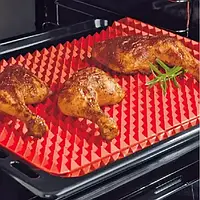 Килимок для випічки PYRAMID PAN Fat-Reduction Silicone Cooking Mat (16,25х11,5 см, силіконовий)grill