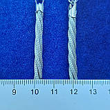 Браслет родований FC 44/Б, вага 6,1 г, срібний. Довжина 16 - 20 см, фото 4