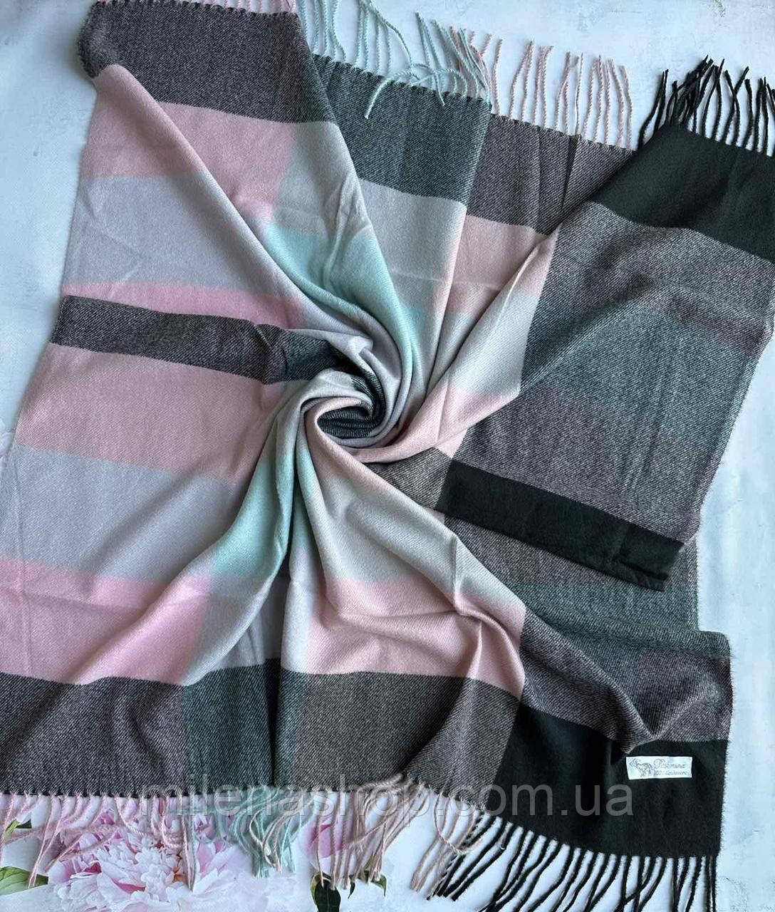 Платок женский кашемировый размер 100*100 см, цвет как на фото - фото 2 - id-p1939412200