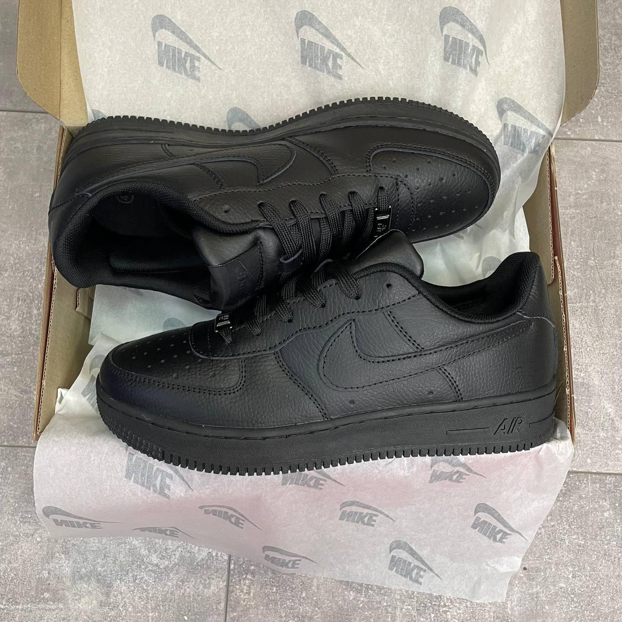 Air Force 1 07 Leather Black ID 1939414269 1873 Prom.ua