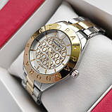 Наручний кварцовий годинник для жінок Pandora (Пандора) срібло-золото - код 2224b, фото 3