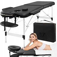 Массажный стол складной 4FIZJO Massage Table Alu W70 Black -UkMarket-