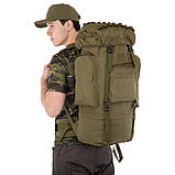 Рюкзак тактичний рейдовий 66 л ZK-5511 (75х35х25 см), фото 10