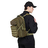 Рюкзак штурмовий тактичний 20 л Military Rangers (42x23x20 см), фото 10