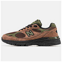 Мужские кроссовки New Balance 993 Aime Leon Dore Brown, коричневые замшевые нью беленс 993 ню беланс NB 993 нб