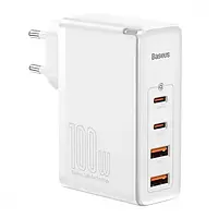 Адаптер питания для телефона Baseus GaN2 Pro Quick Charger 100W White