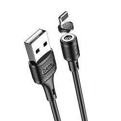 Магнітний кабель USB - Lightning Hoco X52 2.4A 1 метр Black (96368)