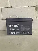 Гелевый аккумулятор Kijo JDG 12V 100Ah GEL для солнечных электростанций и дома