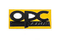 Емблема OPC Line 32мм на 85 мм (Чорний) для Тюнінг Opel