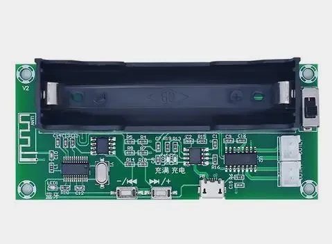 Плата аудіо підсилювача xh-A153 pam8403, Bluetooth, dc 5V 3W*2,  2.0-канальний, з корпусом під акум