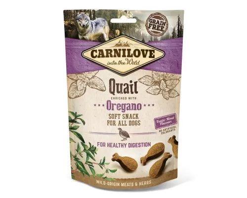 Ласощі Carnilove Dog Soft Snack для собак з перепілом і орегано 200 г