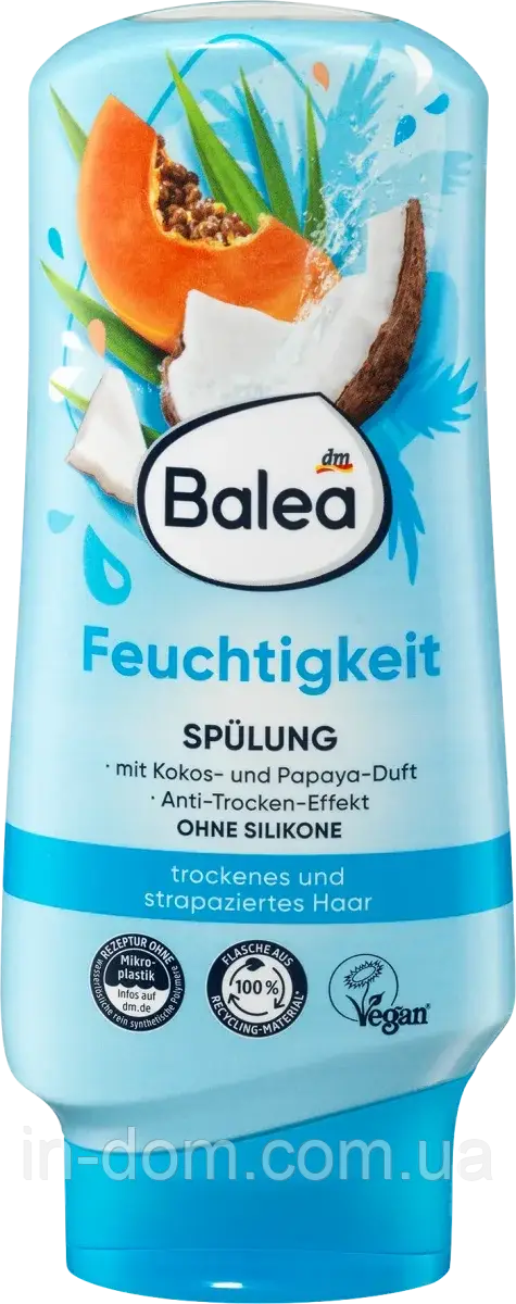 Balea Spülung Feuchtigkeit Зволожувальний кондиціонер для сухого та пошкодженого волосся 300 мл