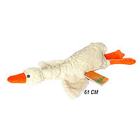 М`яка іграшка Гусак, Гуска, Гусь білий, плюш, 61 см, Копиця, Україна (00276-97), фото 2