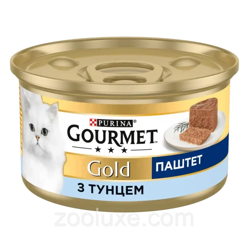 Purina Gourmet Gold Паштет з Тунцем 85 г/Пурина Гурме Голд Паштет вологий корм для кішок і котів консерву
