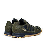 Чоловічі шкіряні кросівки хакі, фото 10