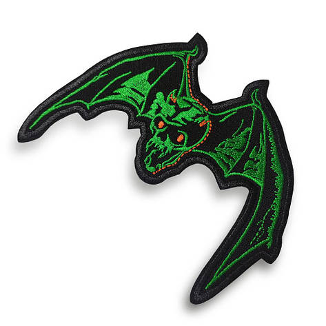 Нашивка Overkill 2 skull bat, фото 3