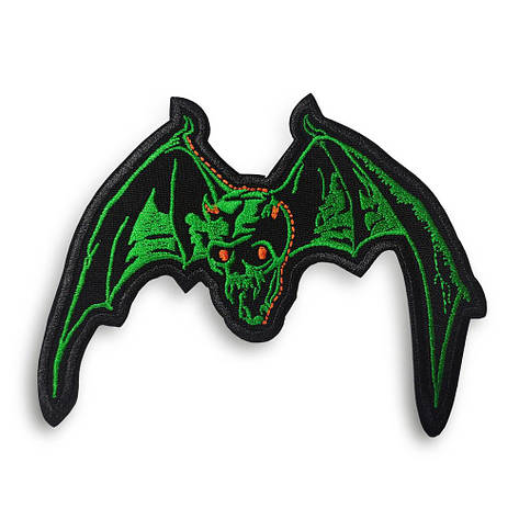 Нашивка Overkill 2 skull bat, фото 1