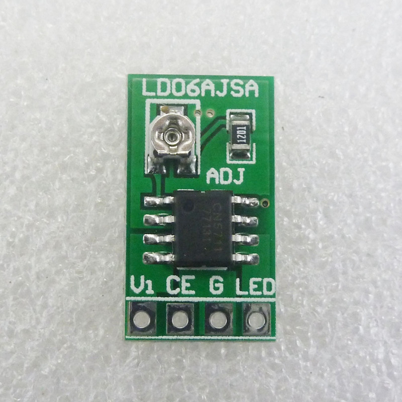 Драйвер світлодіоний, з регулятором струму 30-1500мA , dc 3.3V 3.7V 4.2V 5V pwm