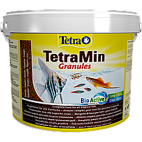 Корм для всех видов аквариумных рыбок в гранулах Tetra Min Granules 10 л/4,2 кг