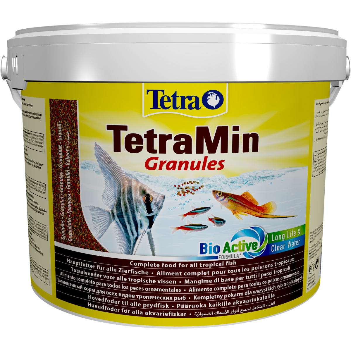 Корм для всіх видів акваріумних рибок у гранулах Tetra Min Granules 10 л/4,2 кг