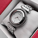 Жіночий наручний годинник Pandora (Пандора), сріблястий з білим циферблатом що обертається - код 2232b, фото 3