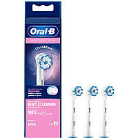 Сменные зубные насадки Oral-B Sensitive Clean EB60 3шт. насадки орал би для электрических щеток cенсетив клин