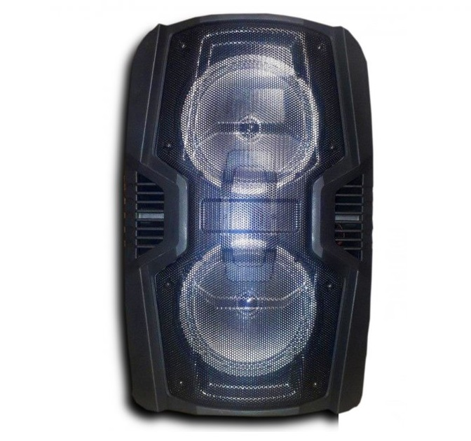 Акустична потужна Bluetooth колонка OTY-8801 Trolley Speaker з підсвічуванням та мікрофоном (Чорний)