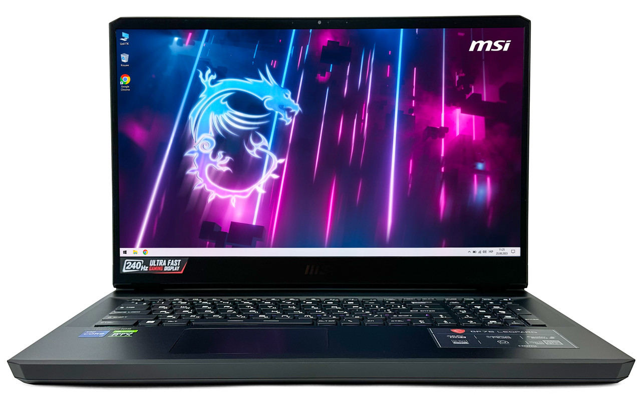 Ноутбук MSI GP76 Leopard 11UG: Core i7-11800H / RAM 16 ГБ / GeForce RTX 3070, 8 ГБ / SSD 1 ТБ / 15.6", 240 Гц