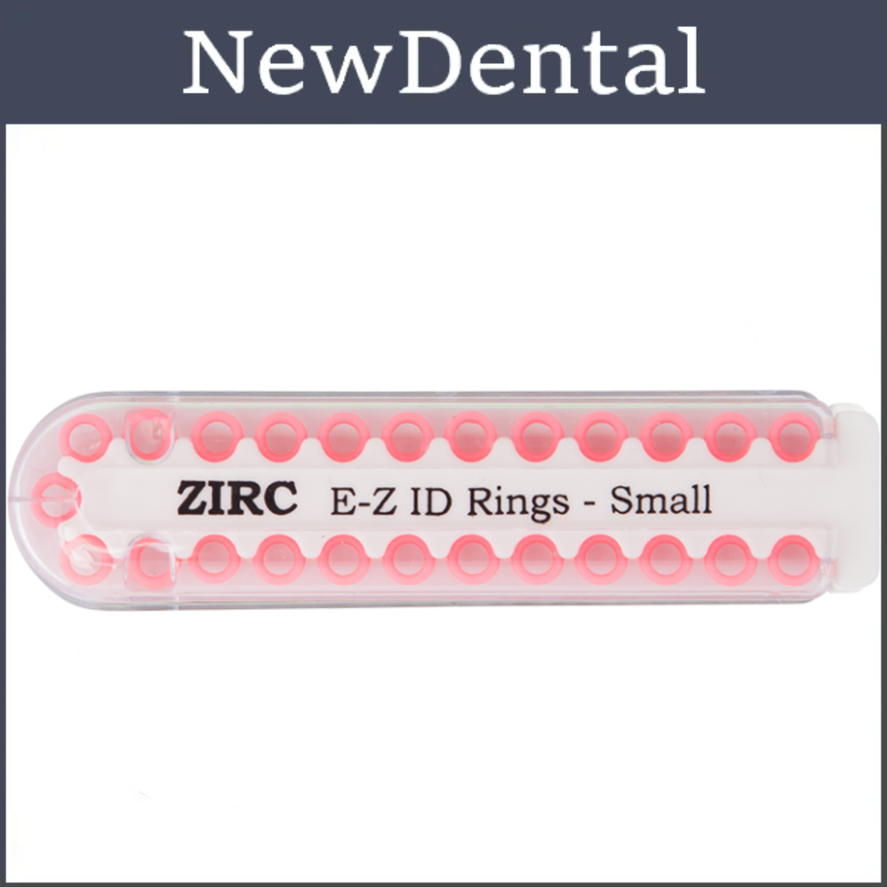 Кільце маркувальне МАЛЕ рожеве 25шт ZIRC, фото 1