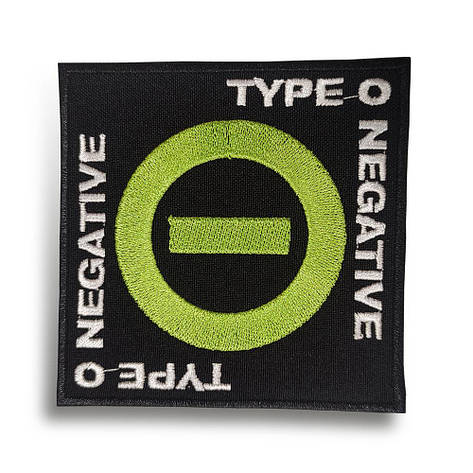 Нашивка TYPE O NEGATIVE, фото 1