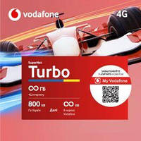 Стартовий пакет VODAFONE Supernet Turbo NEW