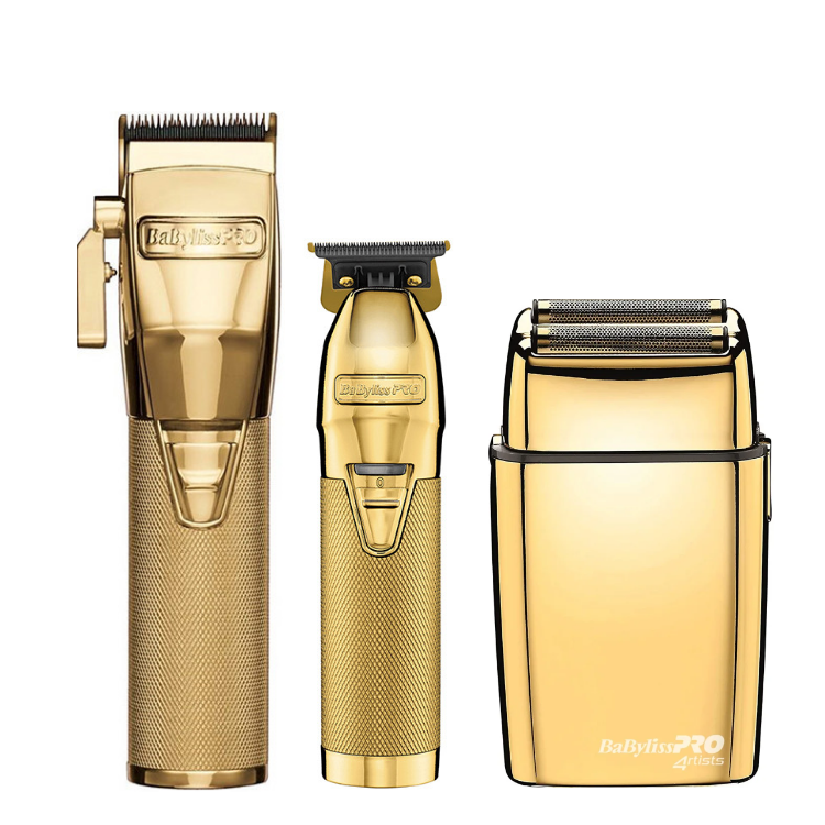 Професійний комбо-набір Babyliss Pro Barber Gold (FX8700GE+FX7870GE+FXFS2GE), фото 1