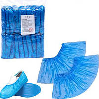 Бахіли д/ніг сині, (упаковка 100шт/50пар) X2-002g купити дешево оптом в інтернет-магазині