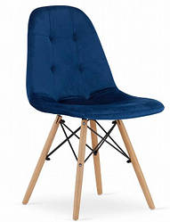 Стілець DUMO - темно-синий бархат 3732