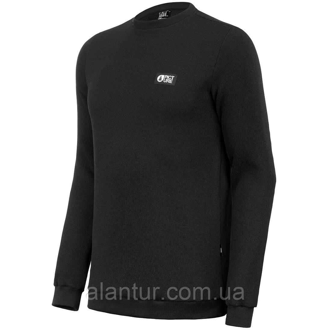 Picture Organic реглан Tofu Black для чоловіків M - стильний одяг для активного відпочинку.