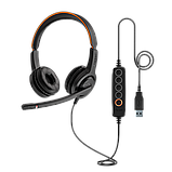 Гарнітура Axtel Voice UC 40 duo NC (AXH-V40UCD), фото 3