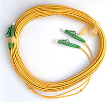 Патчкорд Abee LC/APC-LC/APC duplex, G657A, 2.0mm, 5m