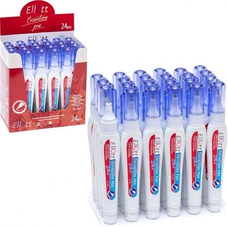 От 24 шт. Корректор ручка "Ellott" LT707-24 8мл. купить дешевый оптом в интернет-магазине