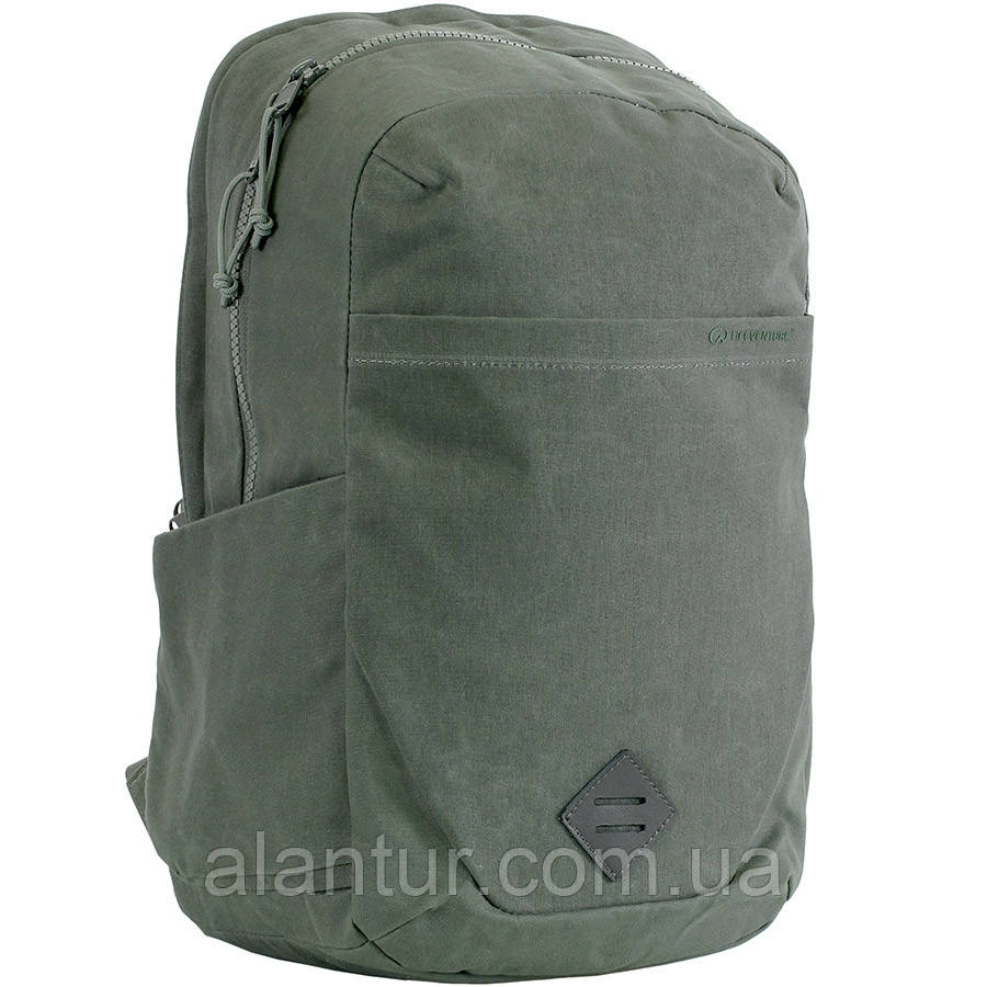 Рюкзак Lifeventure RFID Kibo 22 л, водонепроникний, для ноутбука до 13", оливковий