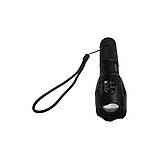 Ліхтарик світлодіодний, акумуляторний TITANUM TLF-T05 300Lm 6500K , алюміній, фото 2