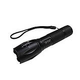 Ліхтарик світлодіодний, акумуляторний TITANUM TLF-T05 300Lm 6500K , алюміній, фото 6