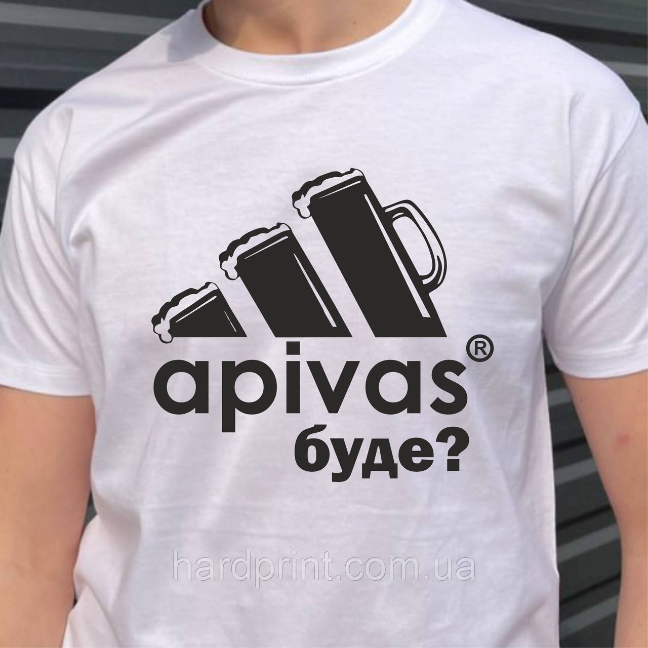 Чоловіча футболка. Друк на футболці APIVAS буде ? Апівас