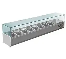 Вітрина для топпінгів, піци, салатів HURAKAN HKN-GXD1800GC