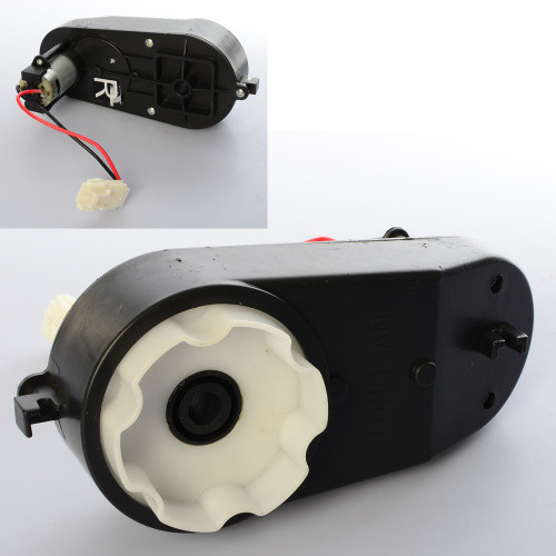 Редуктор з мотором 12V RPM 16000 RS390S12VDC для дитячого електромобіля, фото 1