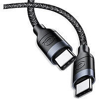 Кабель Usams Type-C to Type-C U31 PD 100W 5A Black